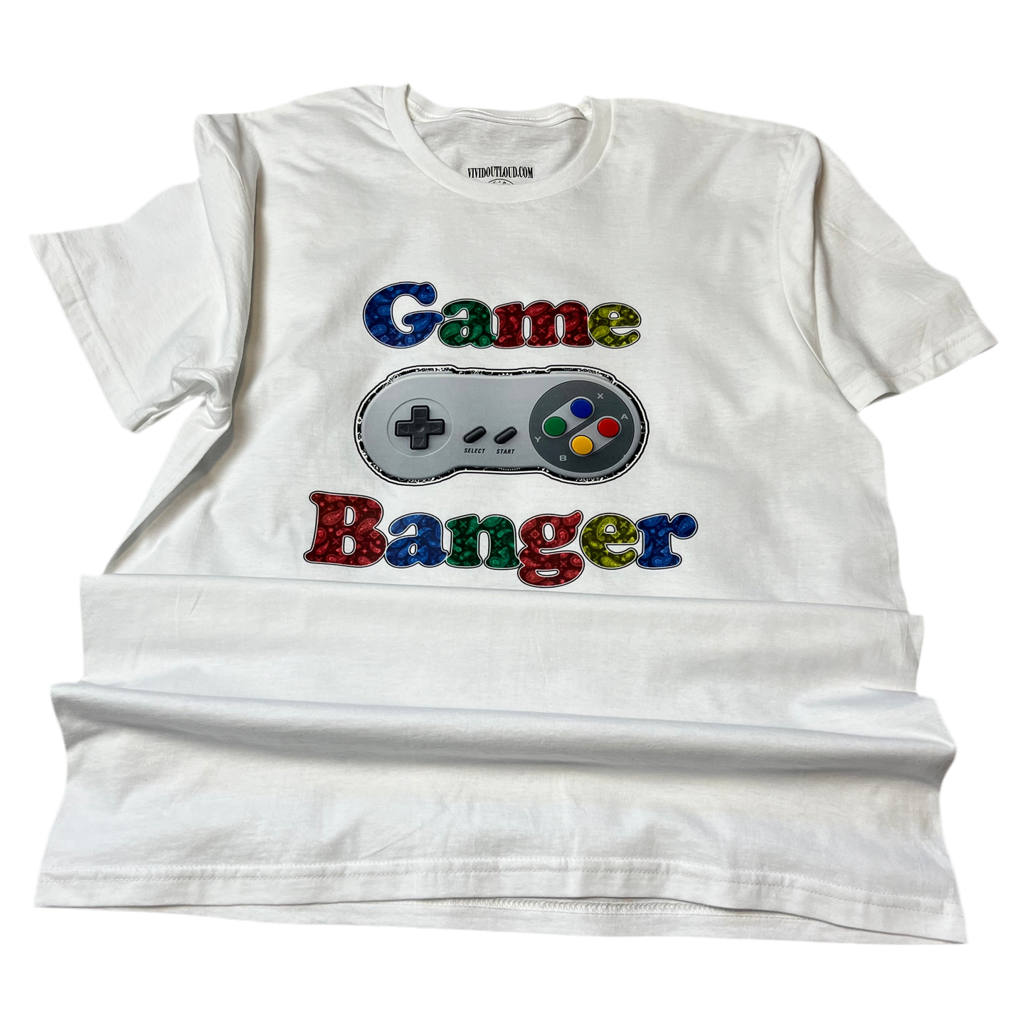 #GameBanger T-Shirt by #vividoutloud.com